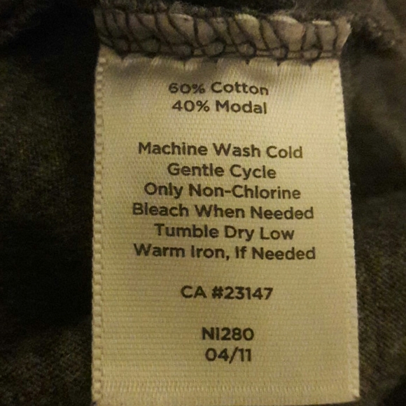 Talbot petites small 3/4 sleeve grey tee & flowers - Picture 4 of 6